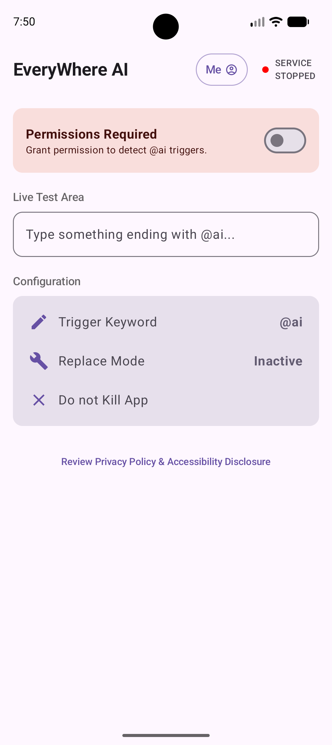 EveryWhere AI - Main product screenshot demonstrating key features and user interface