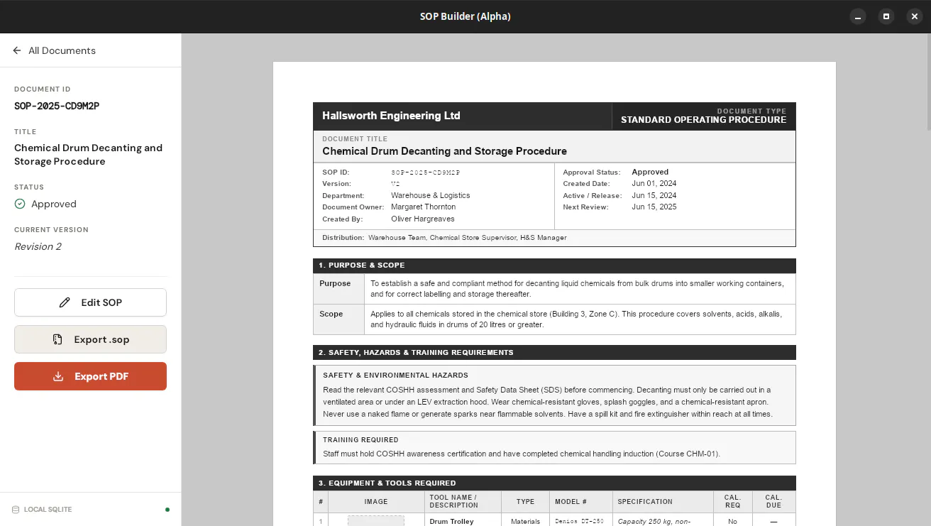 SOP Builder  gallery image