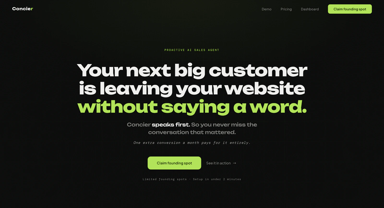 Concier screenshot 2
