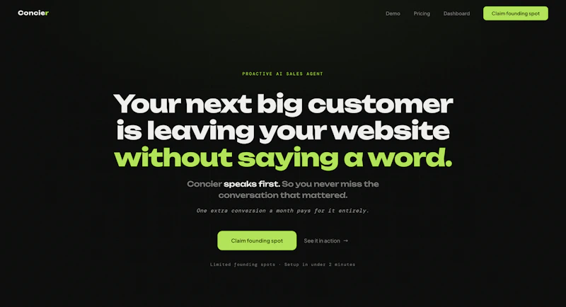 Concier screenshot 2