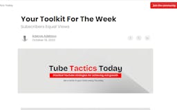 Tube Tactics Today media 1