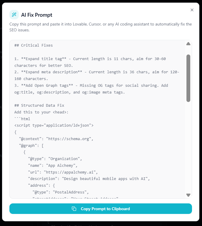 SEOWise - SEO for vibe coders & founders gallery image
