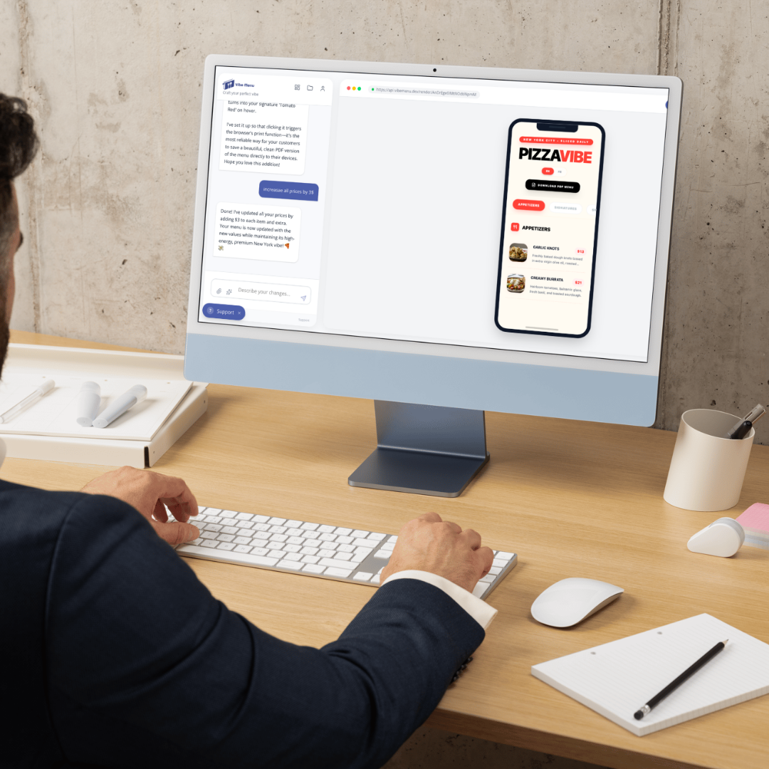 VibeMenu: Your Menu, Powered by AI gallery image
