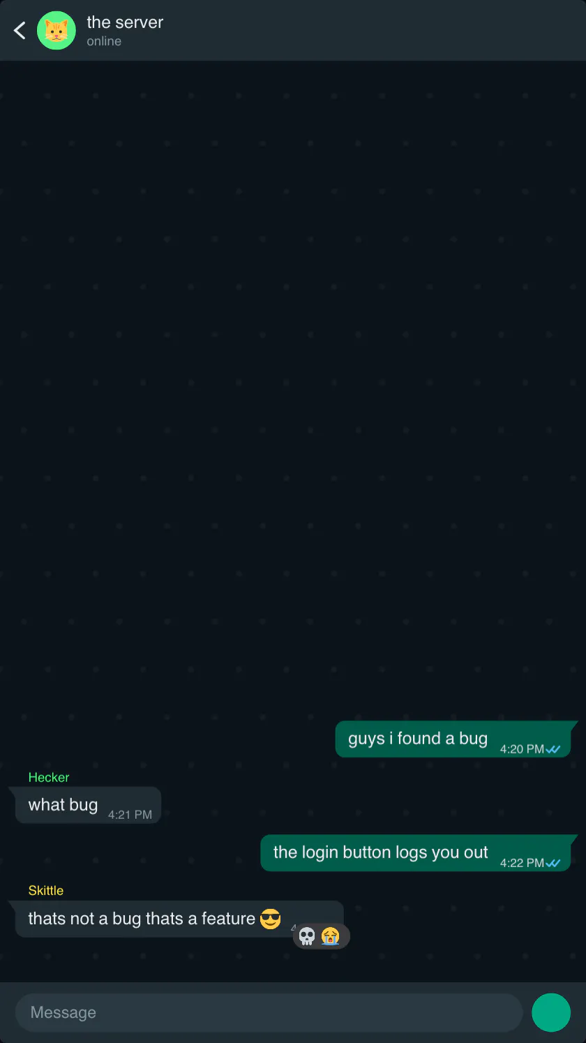 Write a chat gallery image