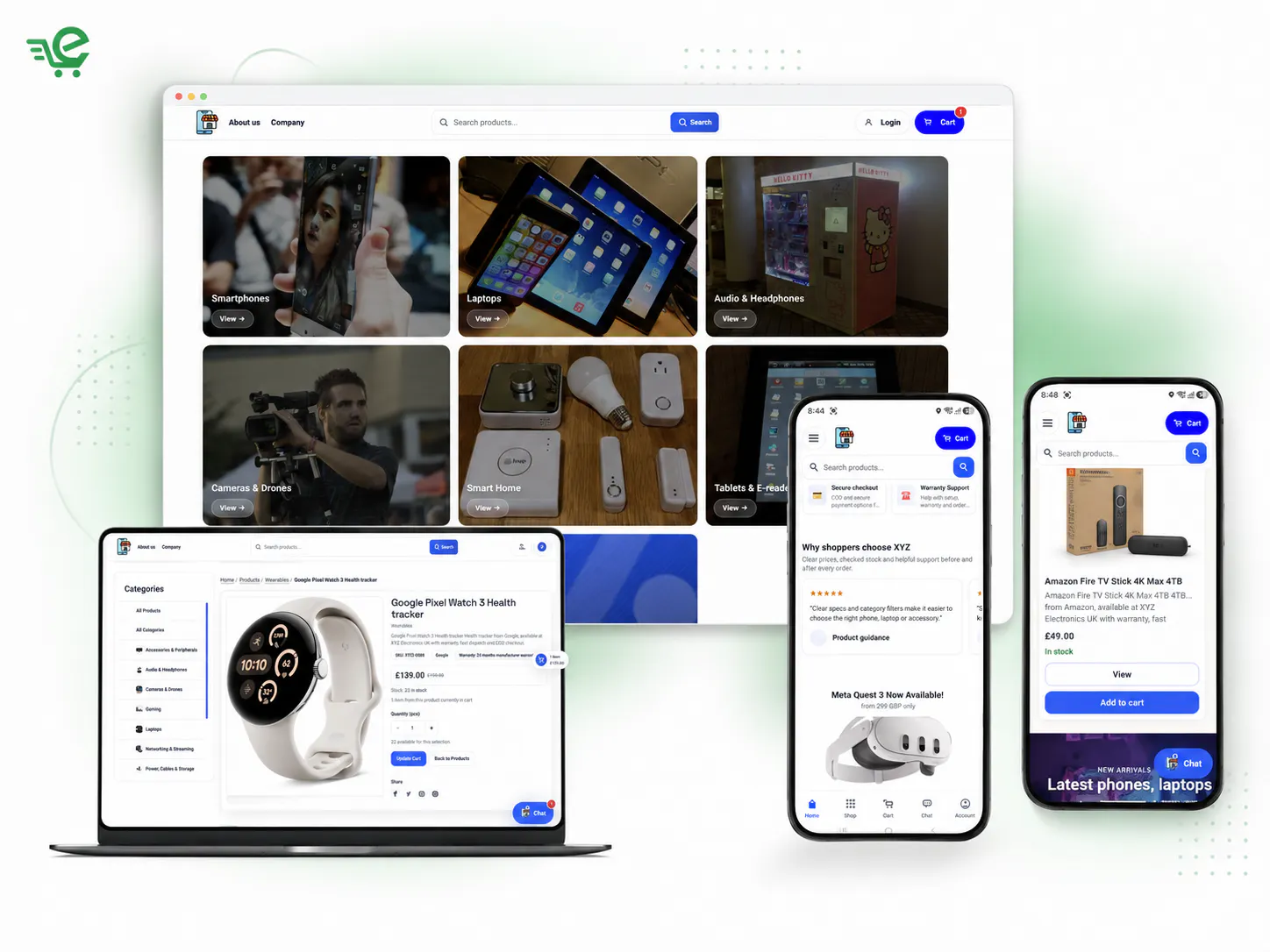 Ecomz AI Multi-Tenant SaaS Store Builder gallery image