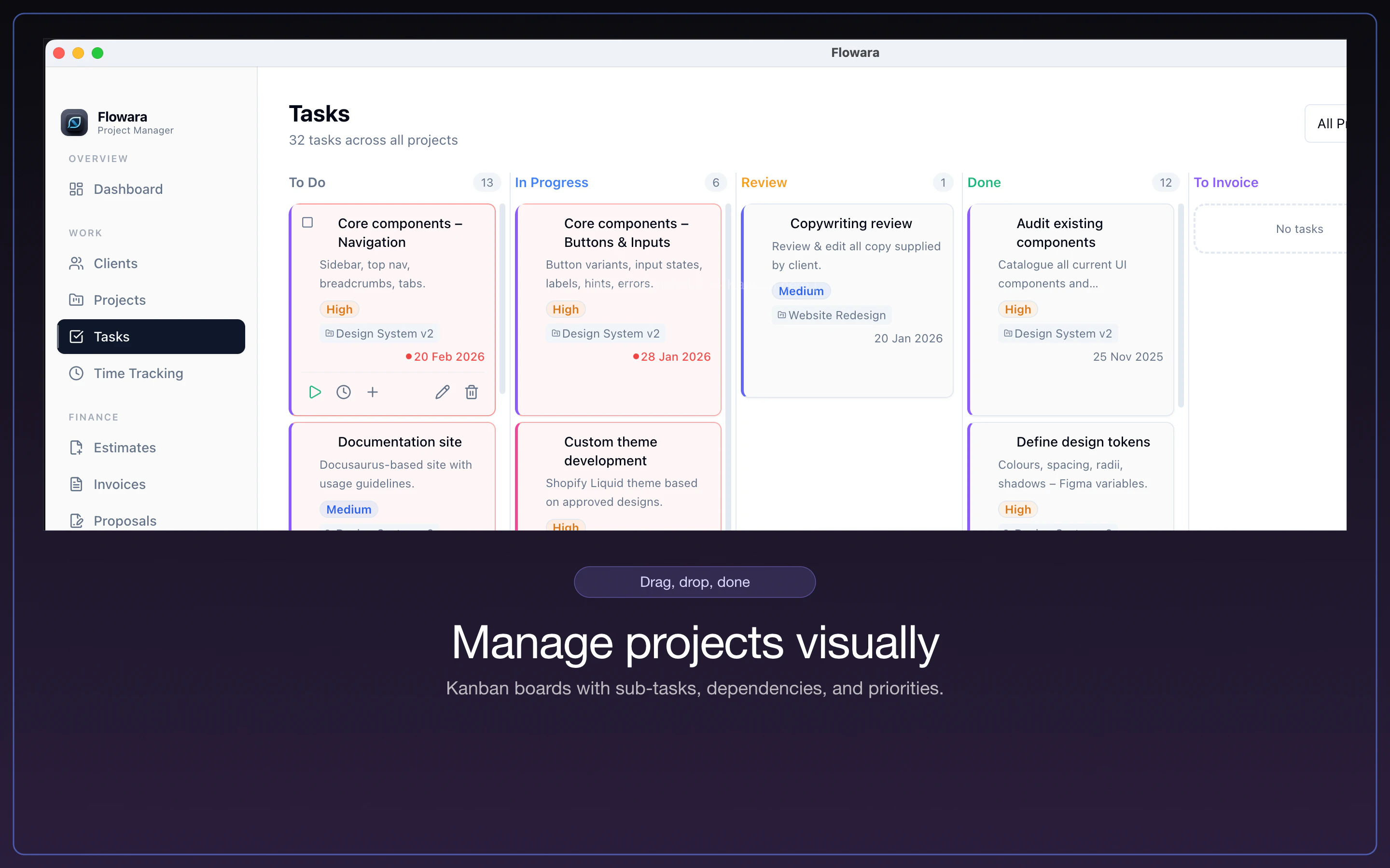 Flowara - Freelance Hub 截图 3