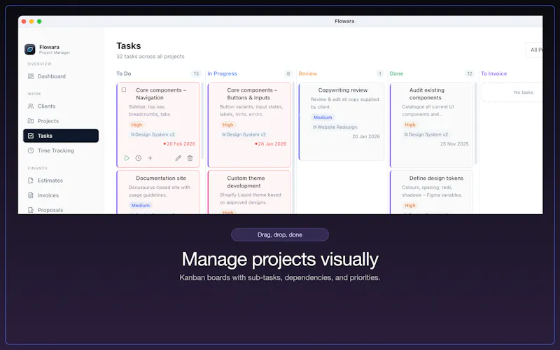 Flowara - Freelance Hub screenshot 4