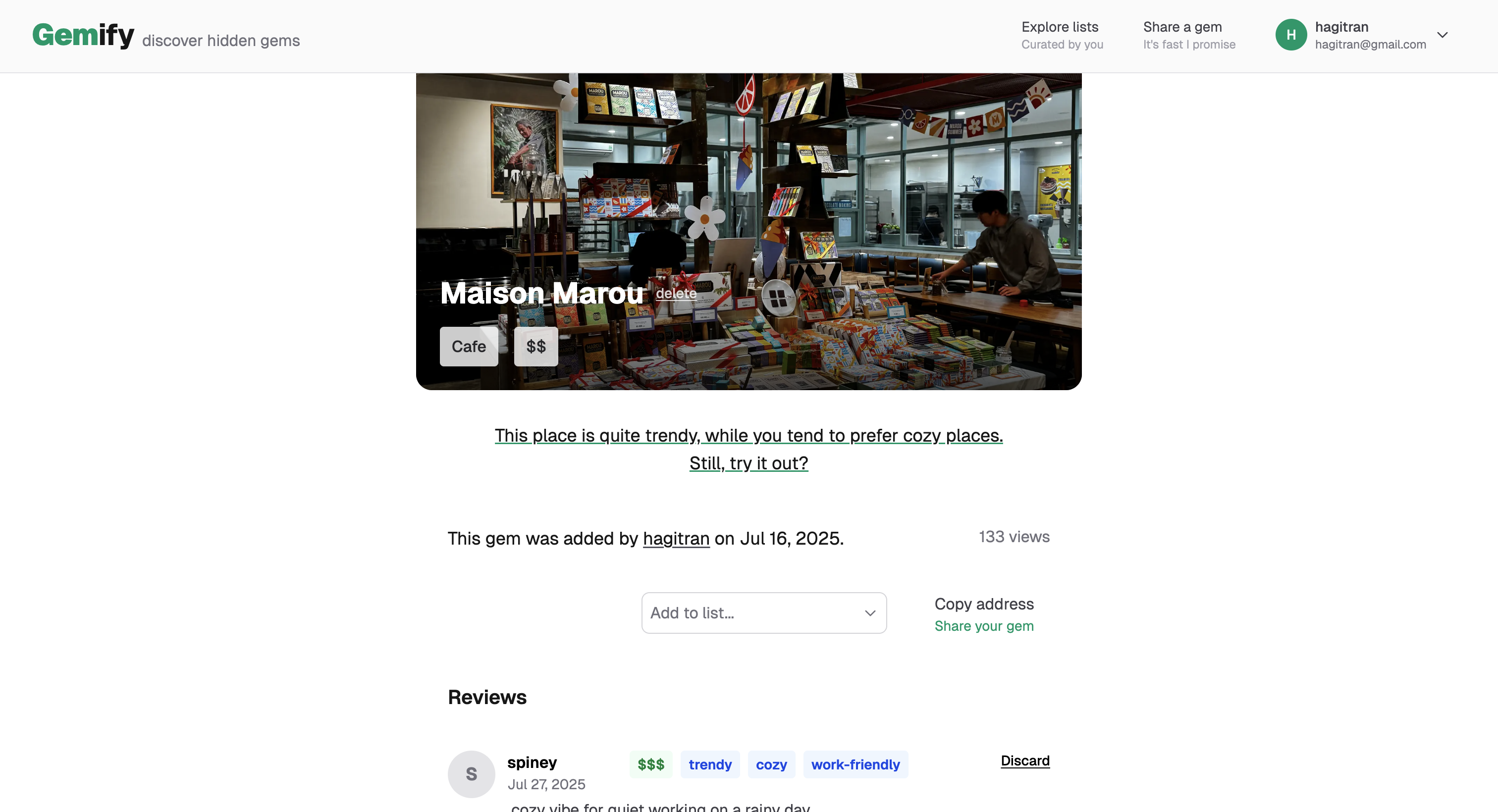 Gemify gallery image