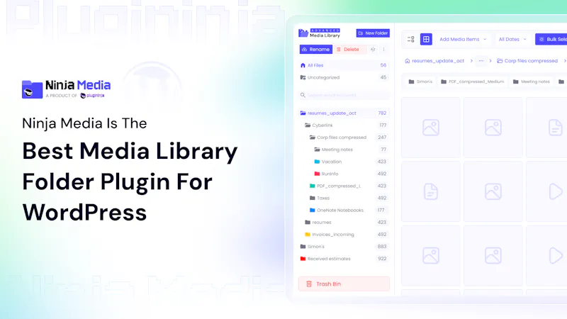 Ninja Media For WordPress Media Library screenshot 3
