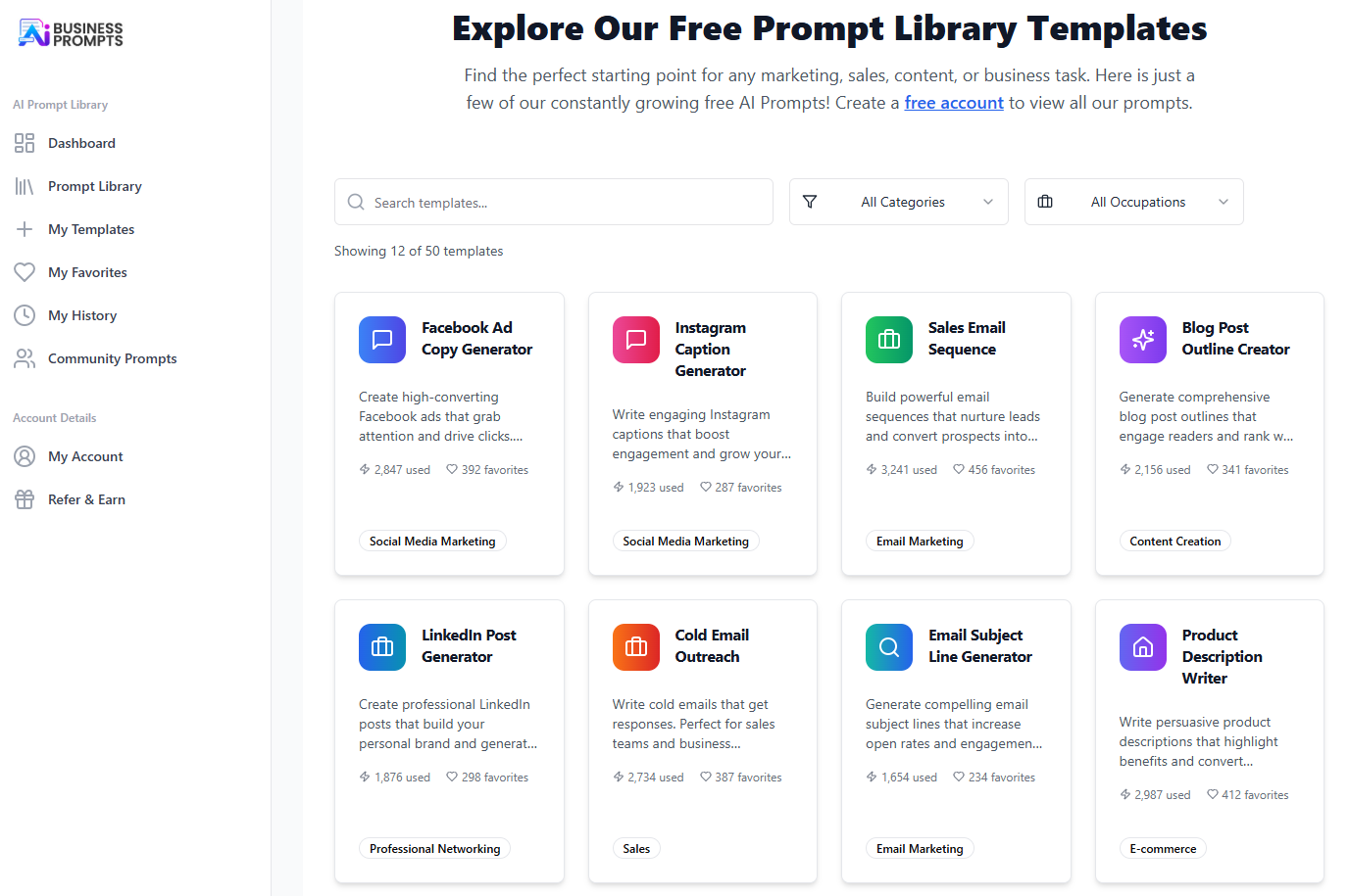 AI Prompt Library gallery image