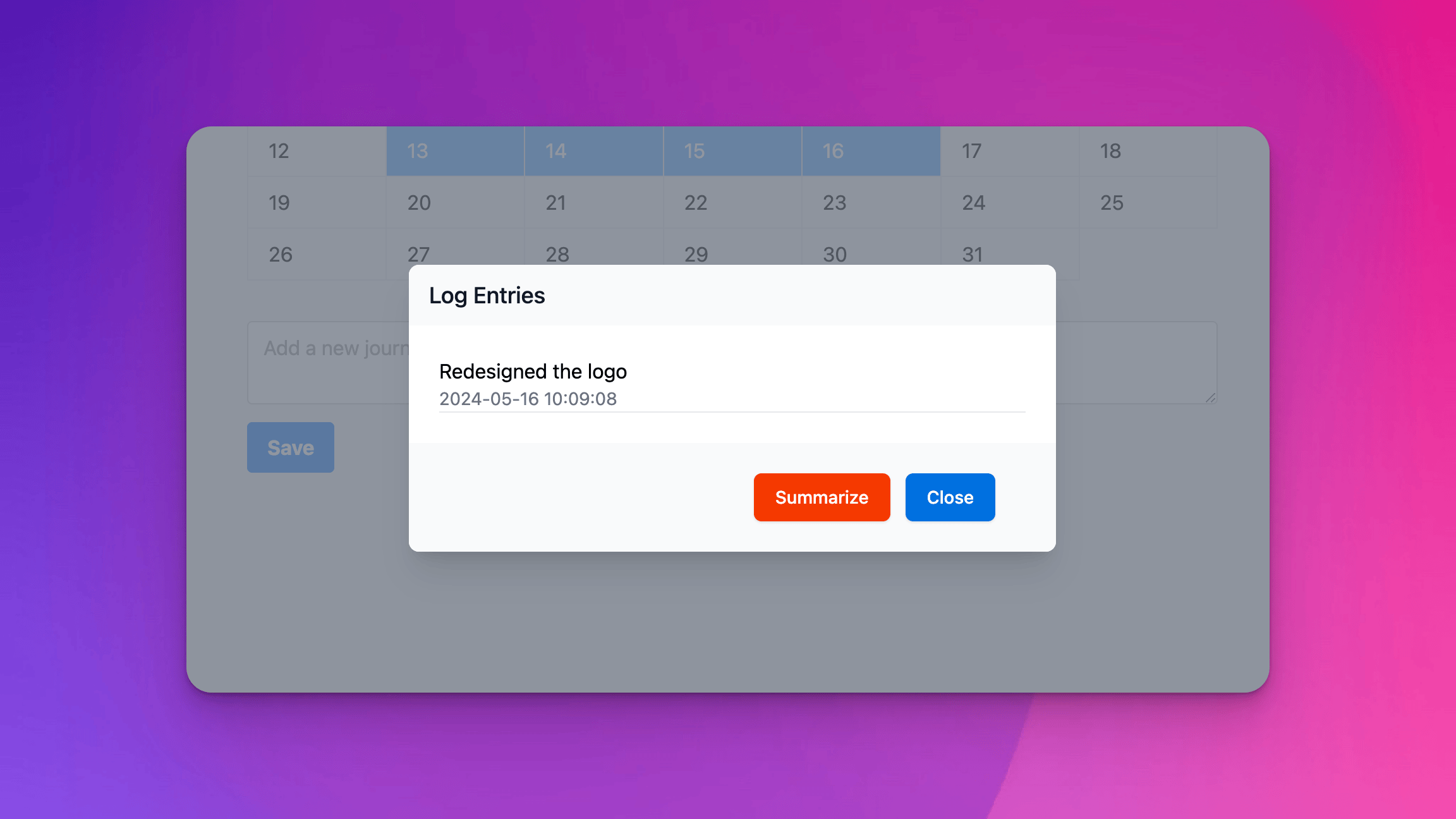 MakerJournal gallery image