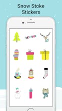 Snow Stoke Stickers for iMessage gallery image
