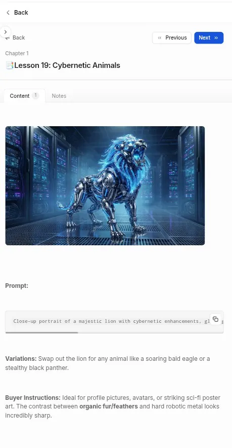 Living Midjourney Prompt Vault  screenshot 3