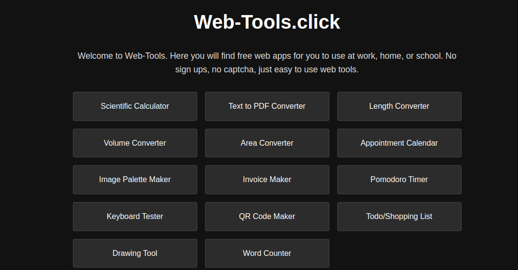 Web'de ücretsiz araçlar - Öğrenciler için araçlar.Serbest çalışanlar, herkes! medya 1