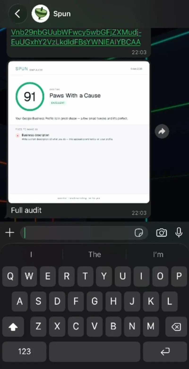 Spun screenshot 4