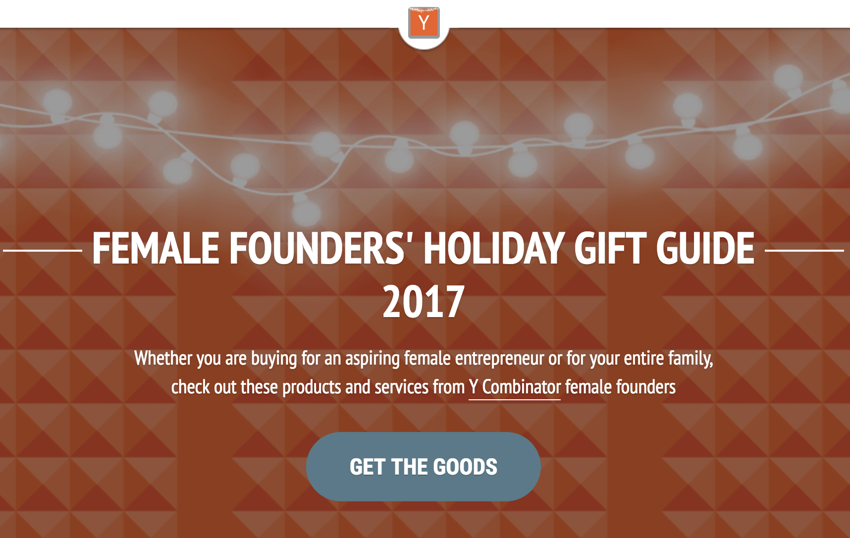 YC Female Founders Holiday Gift Guide 2017 gallery image