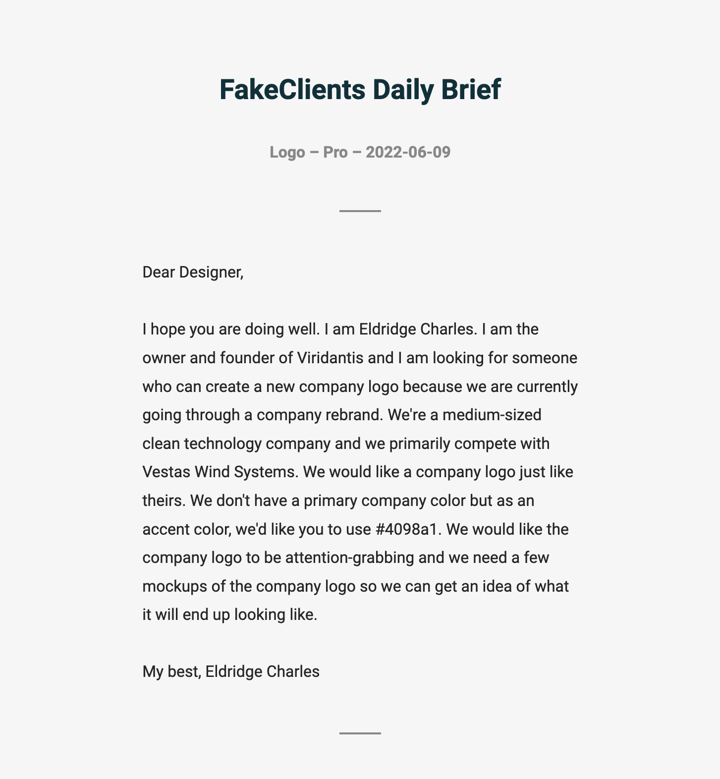 FakeClients Daily Design Brief - FakeClients