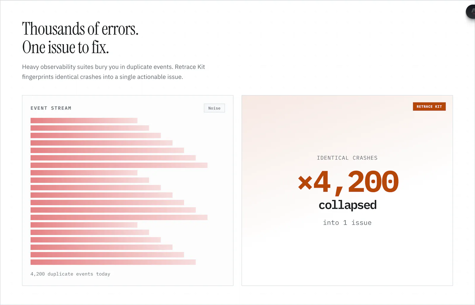 RetraceKit – Error Tracking platform screenshot 3