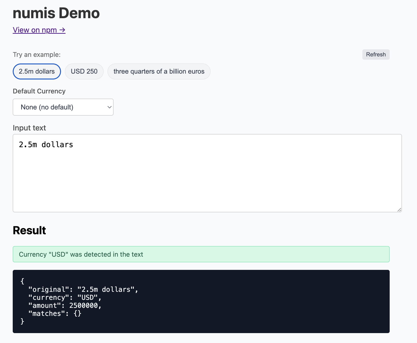 numis - Main product screenshot demonstrating key features and user interface