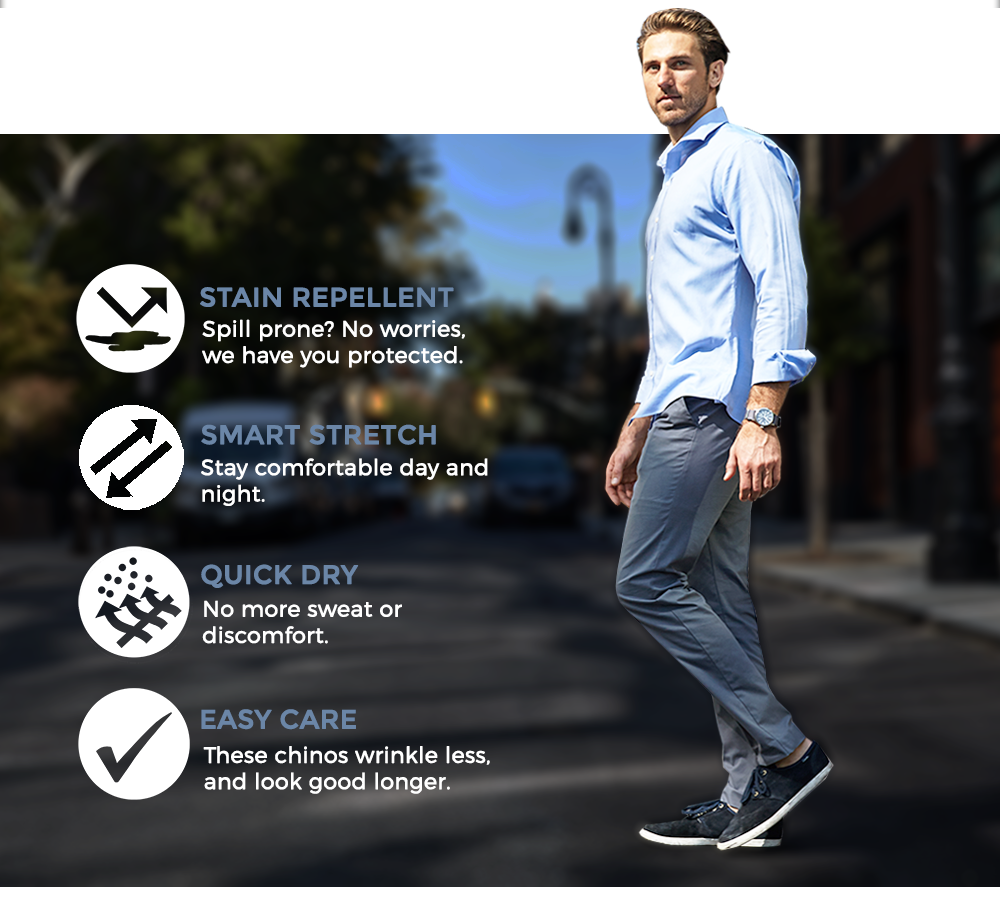 The Ultimate Performance Chinos by Woodies gallery image