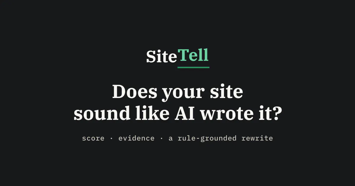 SiteTell 截图