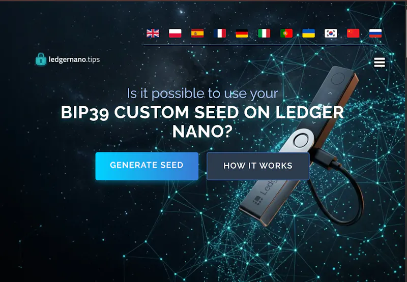 Offline BIP39 Seed Checksum Calculator screenshot 1