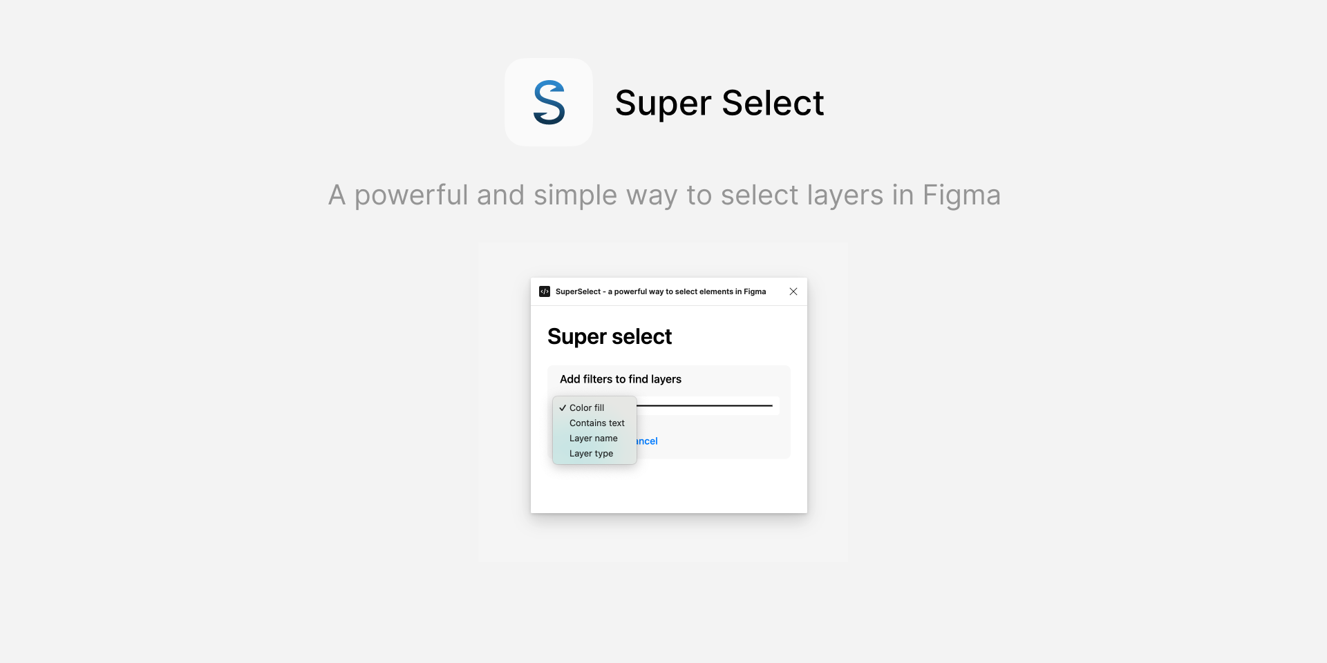 Superselect media 1