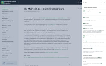 Machine & Deep Learning Compendium gallery image
