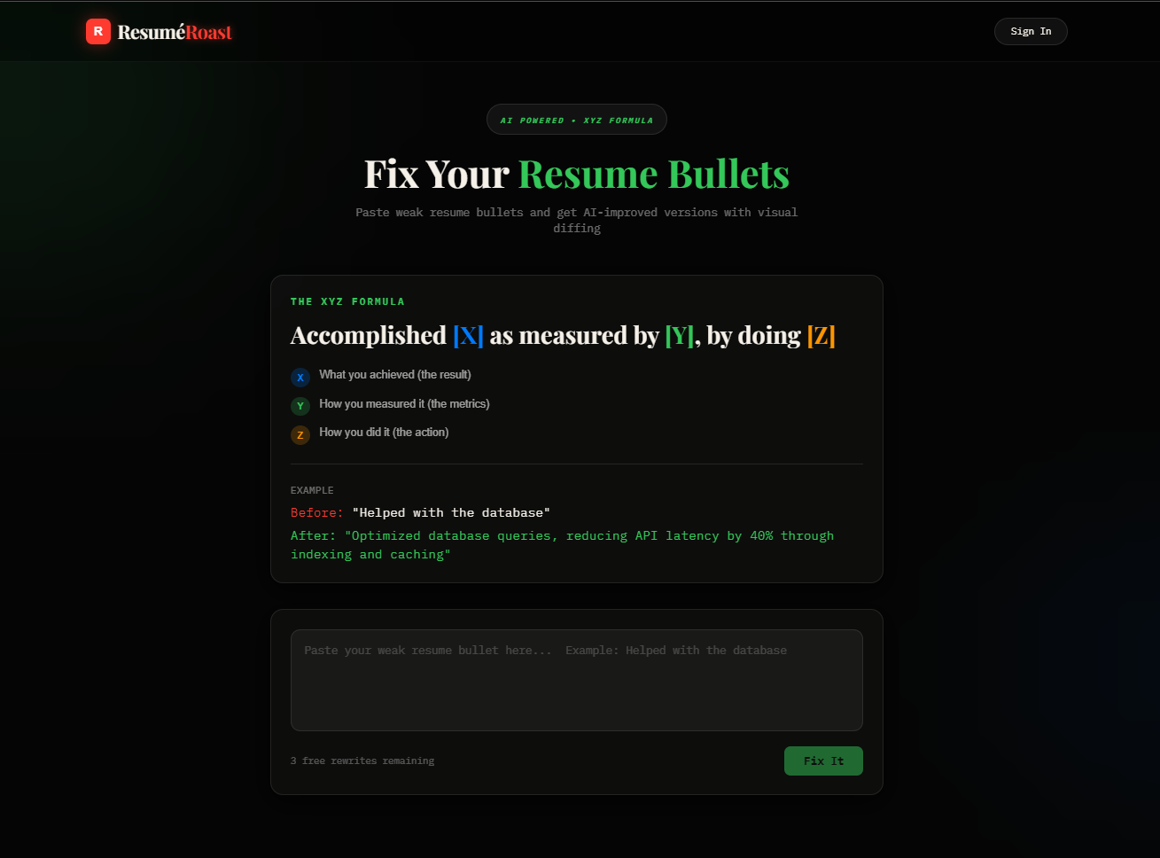 ResuméRoast gallery image