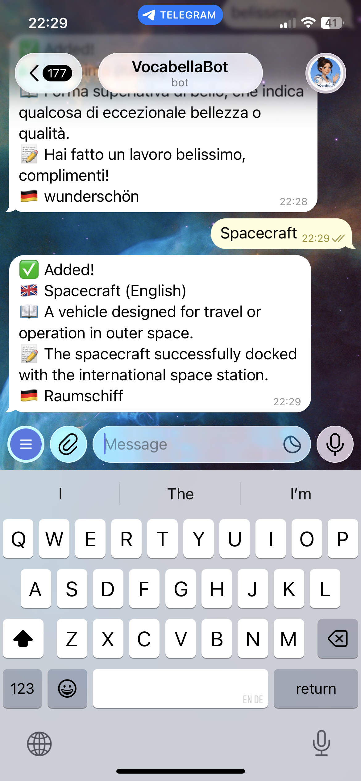VocabellaBot gallery image