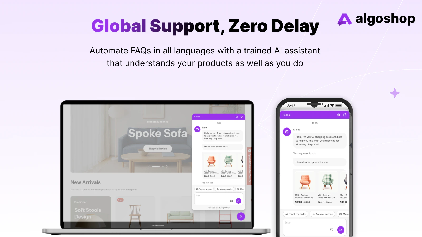 Algoshop AI Sales Chatbot screenshot 3