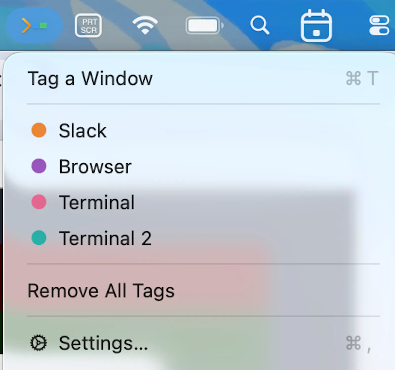 TerminalTags screenshot 4