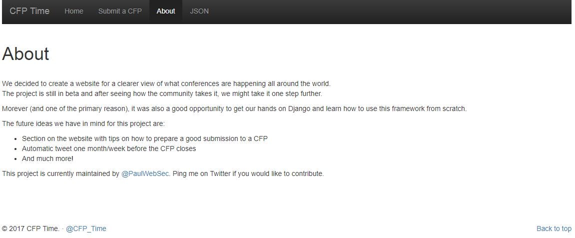 CFP Time gallery image