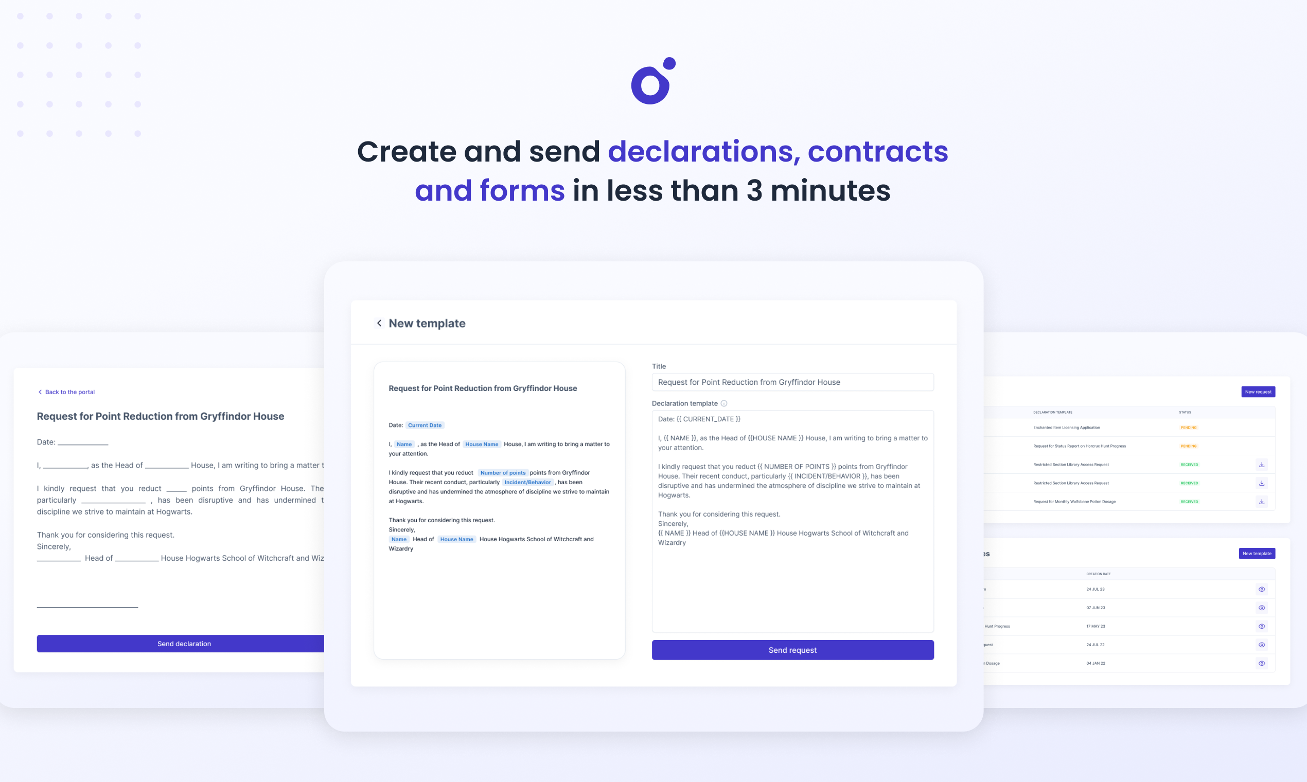 startuptile Plutto Declarations-Create and send declarations contracts and forms in minutes