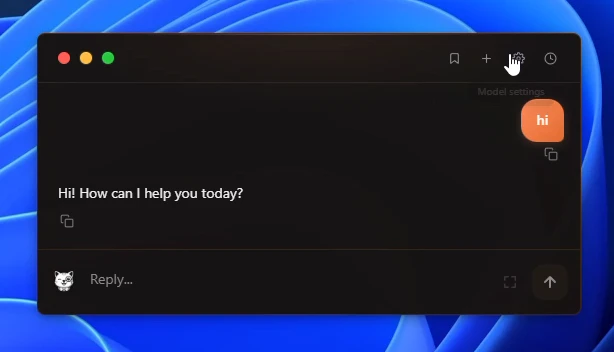 Miaw AI secretary screenshot 2