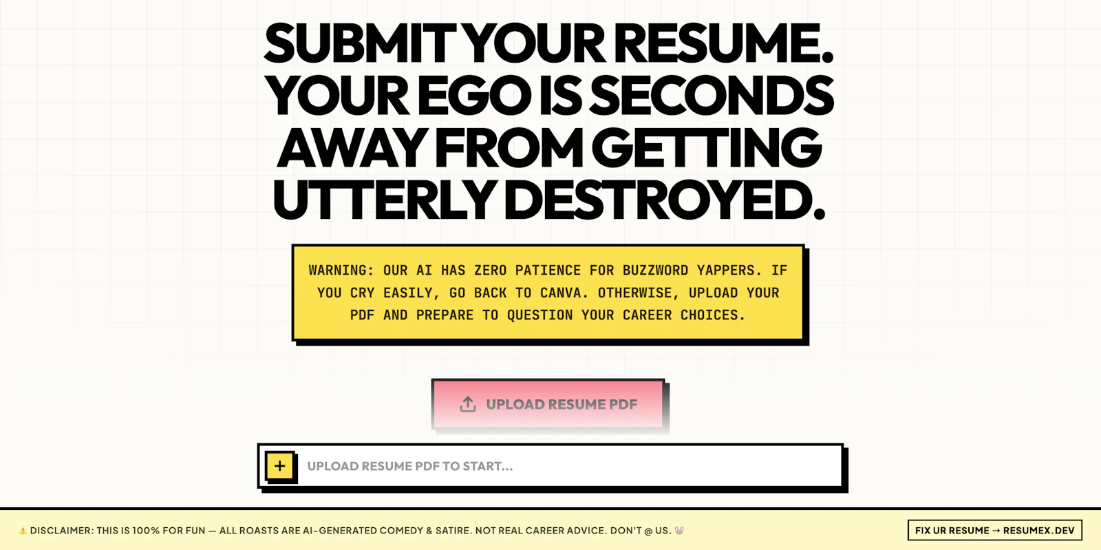 Resume Roast screenshot 1