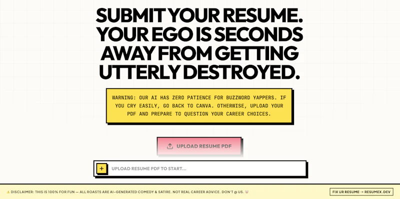 Resume Roast screenshot 1