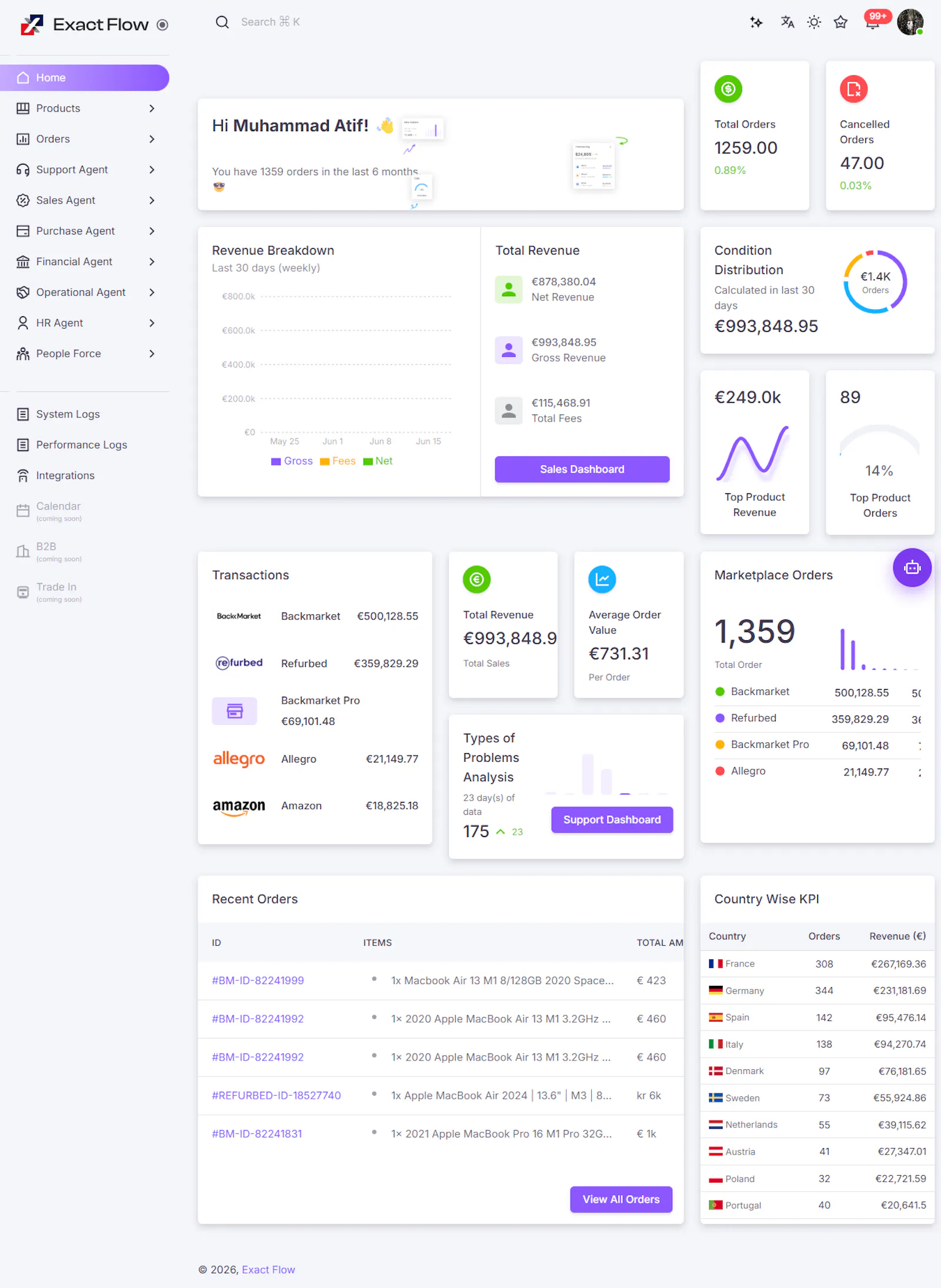 ExactFlow screenshot 1