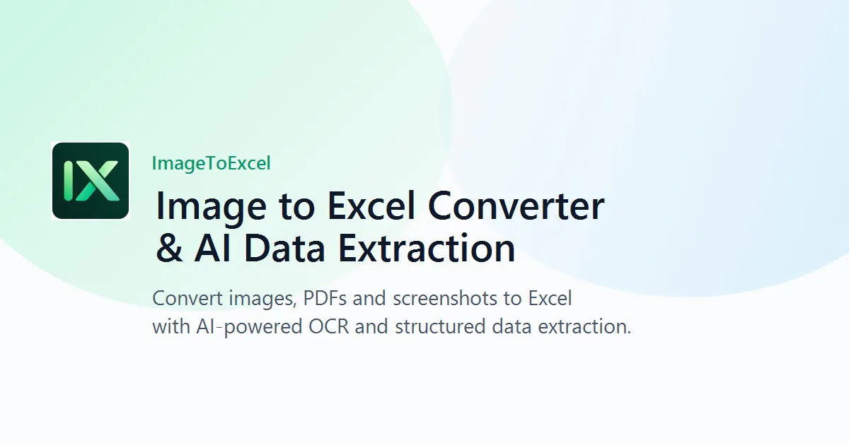 ImageToExcel gallery image