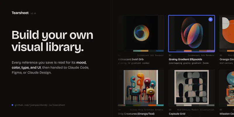 Tearsheet screenshot 1