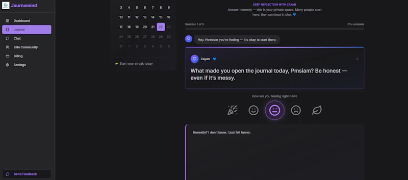 JournaMind screenshot 3