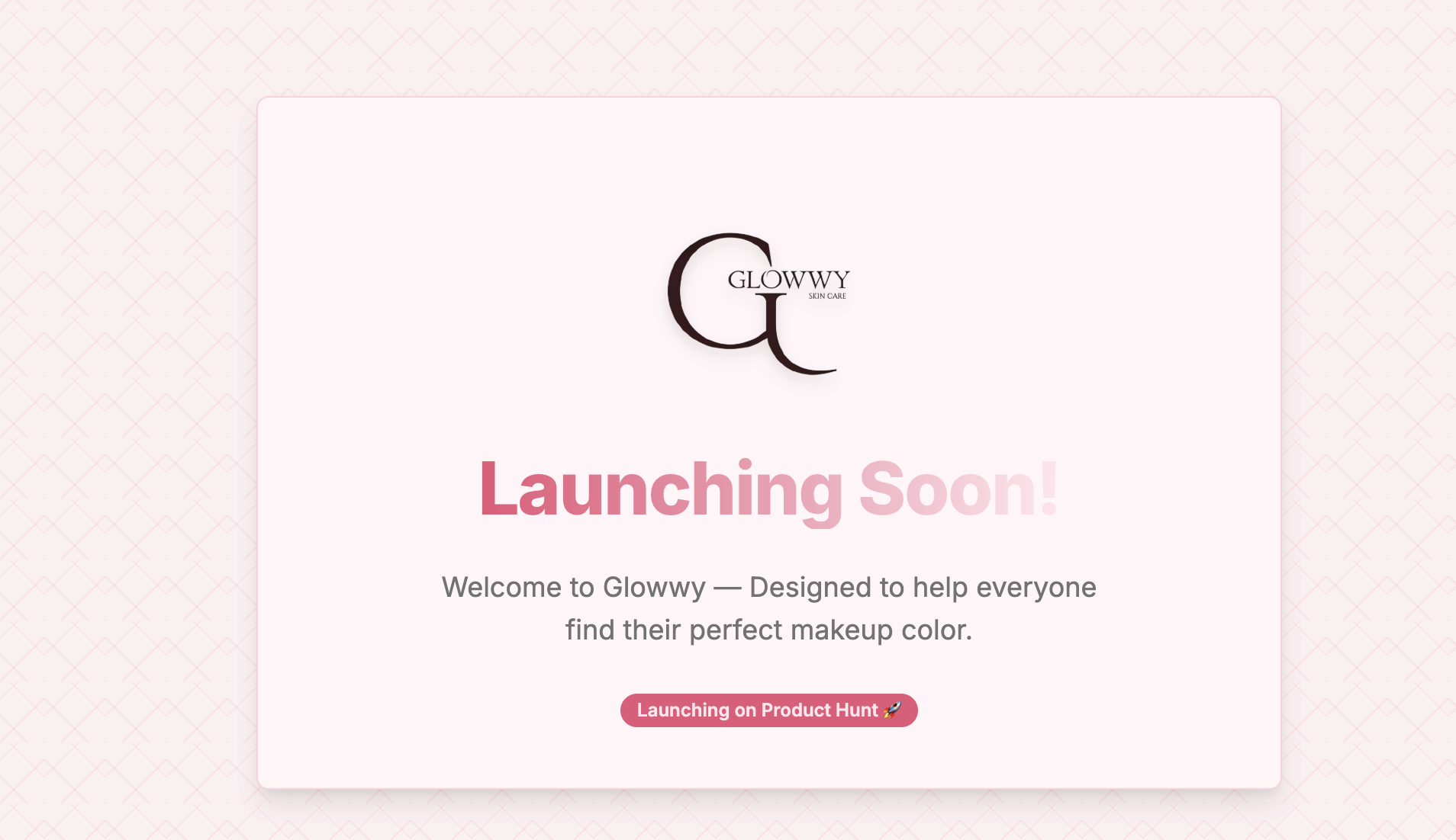 Glowwy - Main product screenshot demonstrating key features and user interface