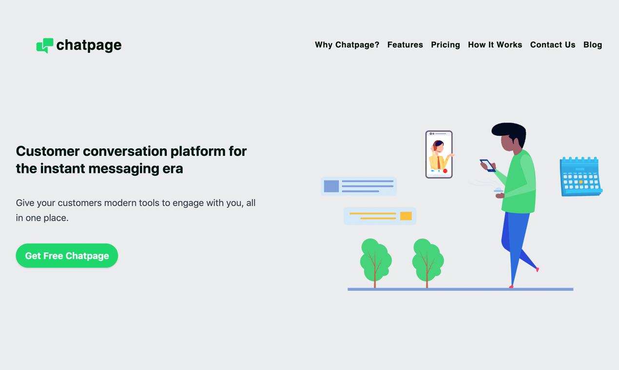 Chat page gallery image