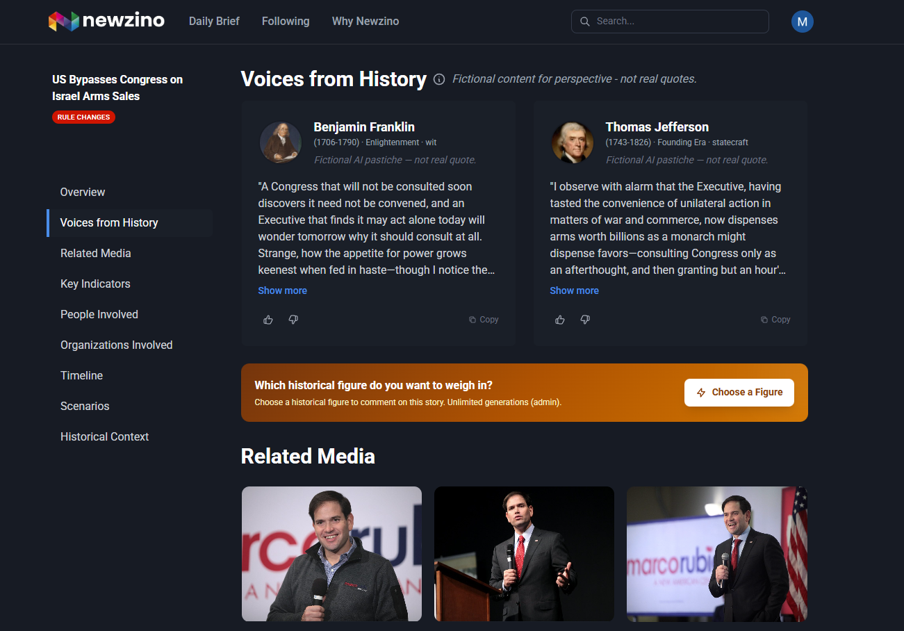 Newzino - Screenshot 2 showing product features and functionality