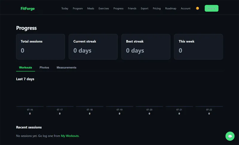  FitForge screenshot 4