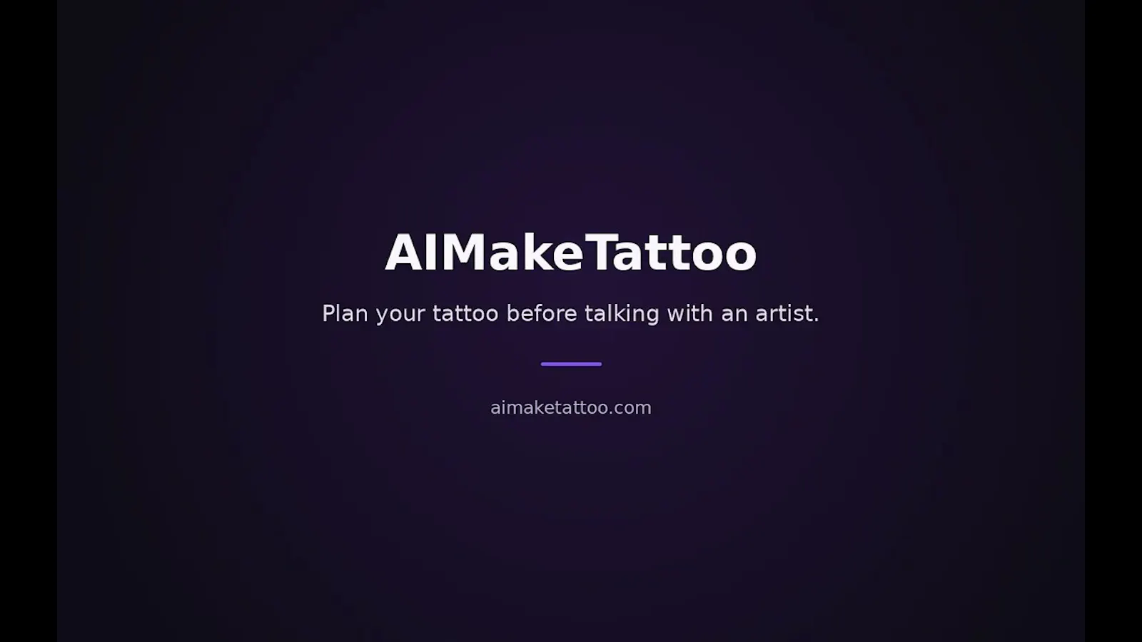 AIMakeTattoo screenshot 1 (video preview)