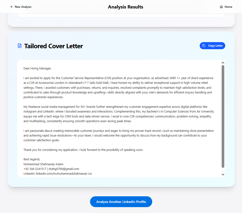 ATS Resume and LinkedIn Optimizer  gallery image