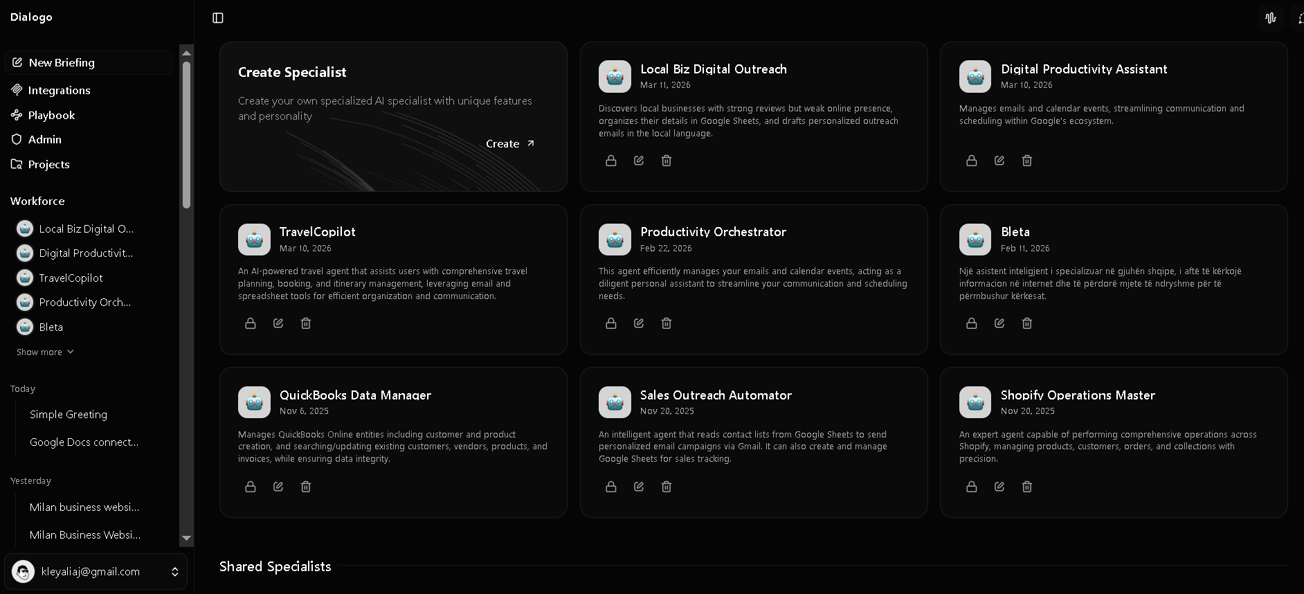 Dialogo - Screenshot 3 showing product features and functionality