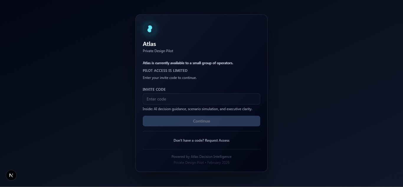 Atlas — Decision Intelligence Workspace gallery image