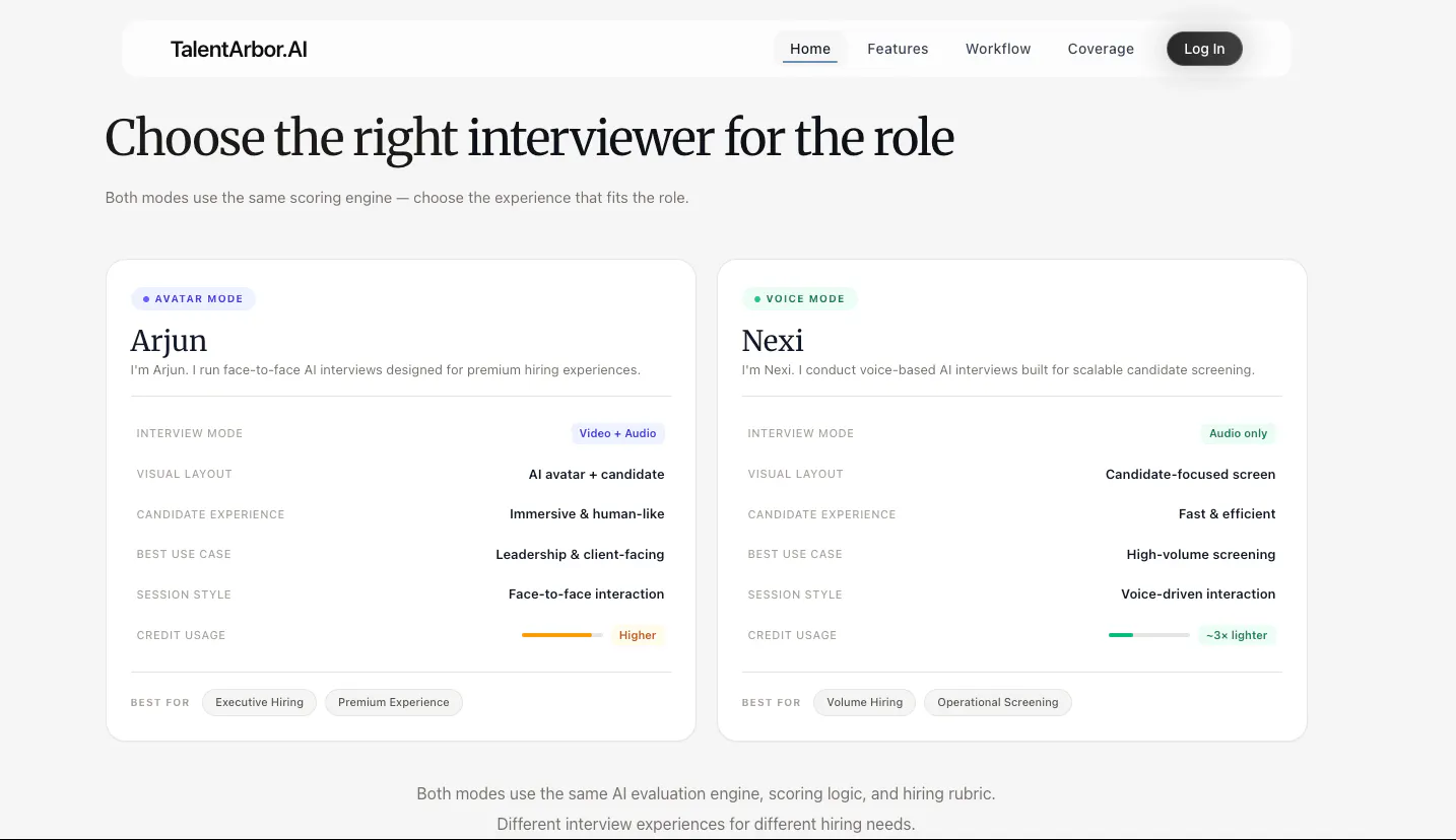 Interview Agent by NexI gallery image